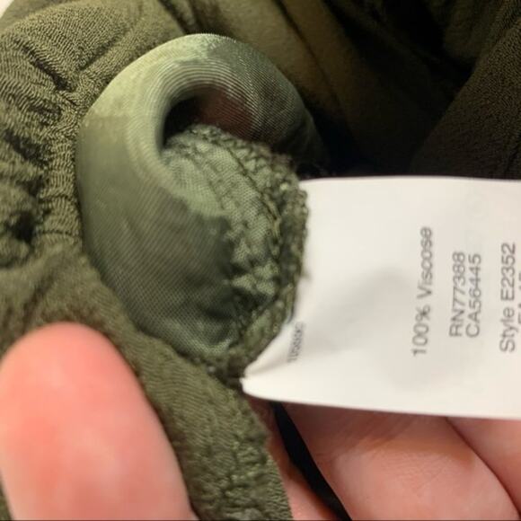 Madewell green pull on jumpsuit cover all sz XL - Picture 5 of 8